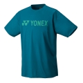 Yonex Koszulka treningowa Practice Logo YM0046 (100% poliester) 2024 niebiesko-zielona męska